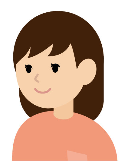 正面を向いていない（顔や横向き、目線が正面でない等）